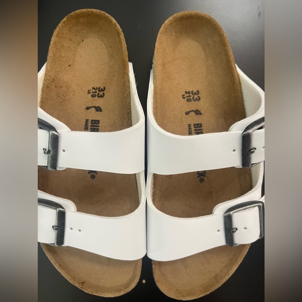 Brand New White Birkenstock Kids Sandals